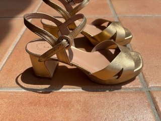 Tacones L'Atouche Doradas Fiesta
