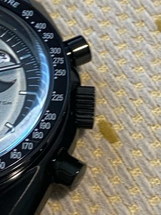 MOD “tipo” Omega x Swatch MoonSwatch Negro/Plata