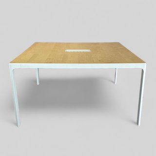 2 Mesas de Trabajo Oficina Madera y Metal