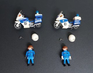 Playmobil 2 Motos Policía
