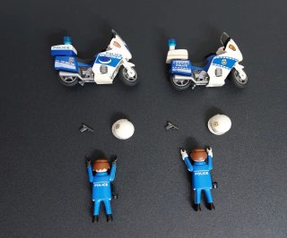 Playmobil 2 Motos Policía