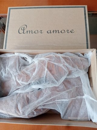Zapatos planos Amor Amore marrones talla 36