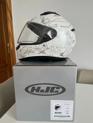 Casco HJC Blanco Elegante