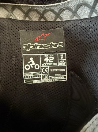 Alpinestars Supertech R Talla 42