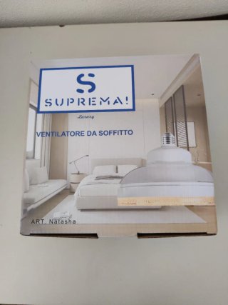 Lampada ventilatore a soffitto Suprema Natasha
