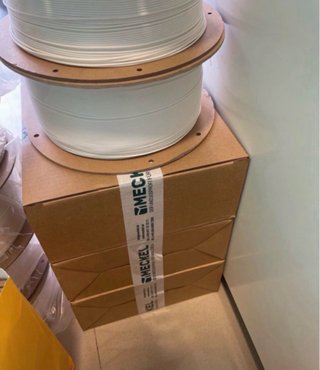 Lote 3 Bobinas Filamento PLA Blanco 7.5kg Neto