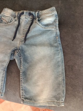 Pantalón corto niño vaquero elástico 11-12 años