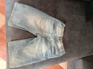Pantalón corto niño vaquero elástico 11-12 años