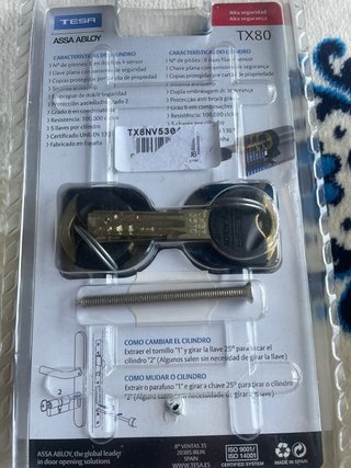 Cilindro TESA TX80 Alta Seguridad