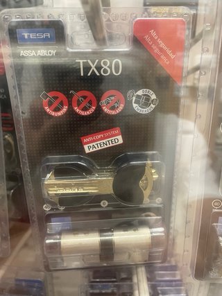 Cilindro TESA TX80 Alta Seguridad