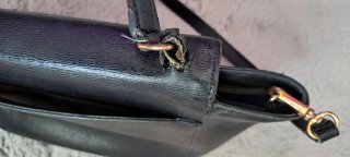 Bolso Ralph Lauren Barclay Negro Cuero