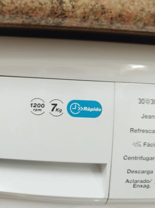 Lavadora Zanussi 7kg 1200rpm