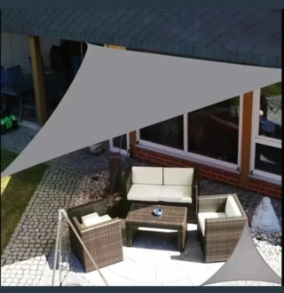 Toldo Vela Triangular Impermeable 4X4X4