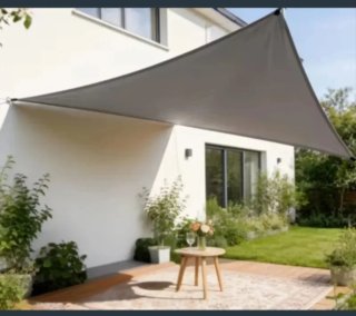 Toldo Vela Triangular Impermeable 4X4X4