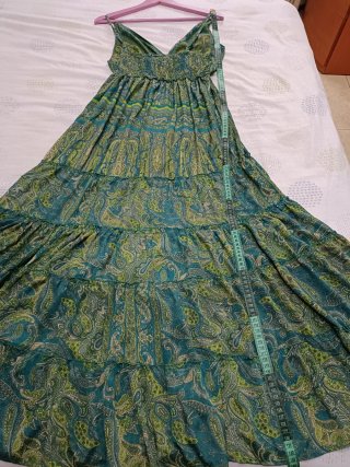 Vestido largo estampado talla única