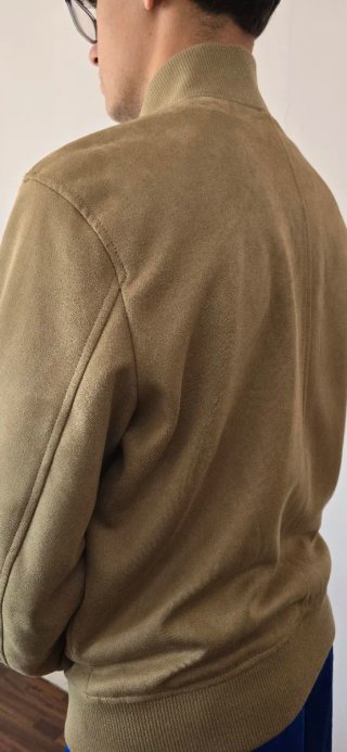 Chaqueta Zara ante camel chico