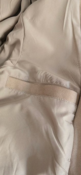 Chaqueta Zara ante camel chico