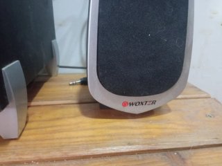Altavoces Woxter Negros y Plateados