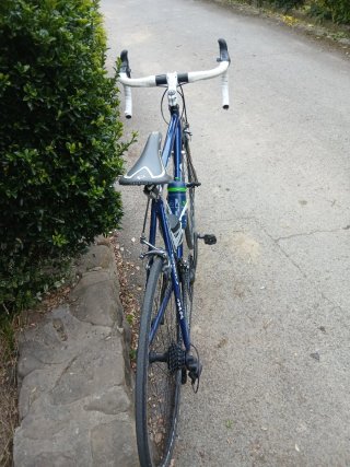Bicicleta de carretera Orbea azul