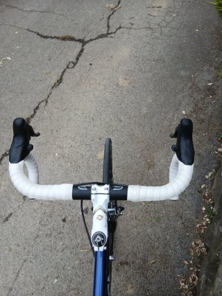 Bicicleta de carretera Orbea azul