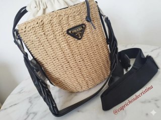 Bolso bombonera  rafia y polipiel.SOLO ENVIOS