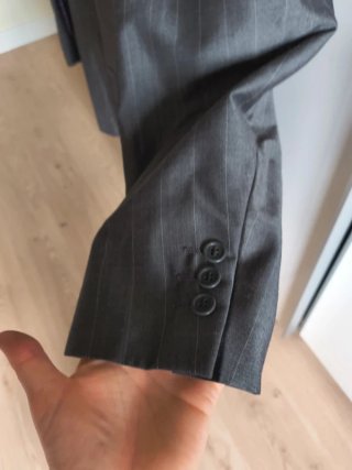 Traje de hombre gris talla 58