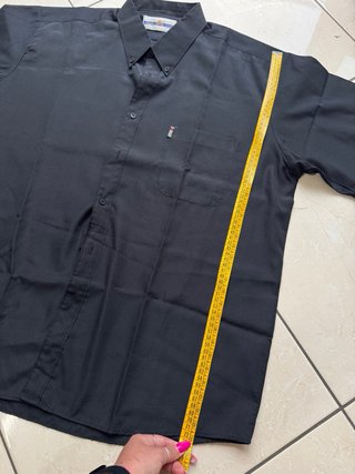 Camicia uomo manica corta cotone XXXL