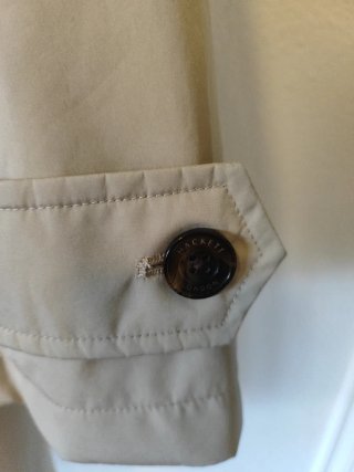 Gabardina Hackett London Beige Hombre