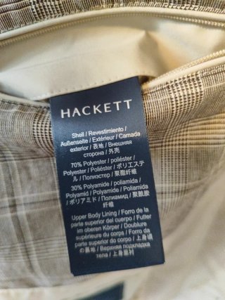 Gabardina Hackett London Beige Hombre