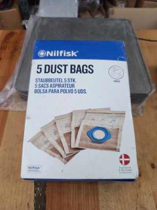 Nilfisk 5 Bolsas de Polvo para Aspiradora