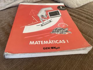 Matemáticas I 1 Bachillerato Geniox Oxford