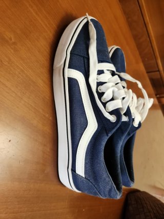 Zapatillas estilo Vans azul marino talla 41
