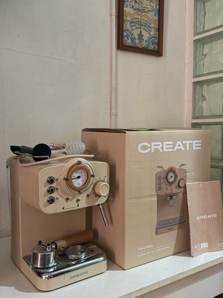 Cafetera CREATE Thera Retro Beige