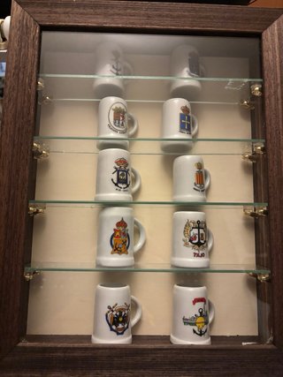 Jarras miniatura fragatas y cazaminas