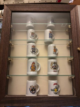 Jarras miniatura fragatas y cazaminas