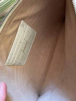 Pochette L'Autre Chose bianca effetto coccodrillo