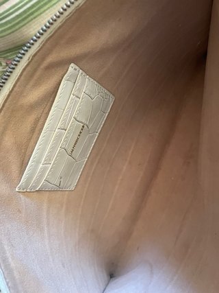 Pochette L'Autre Chose bianca effetto coccodrillo