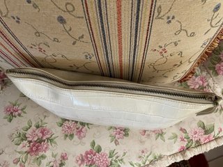 Pochette L'Autre Chose bianca effetto coccodrillo