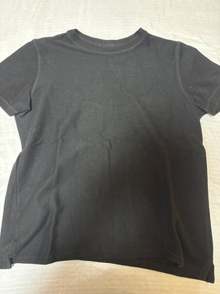Camiseta manga corta negra