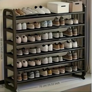Zapatero Metal Blanco 30 Pares- 90 x 75 cm