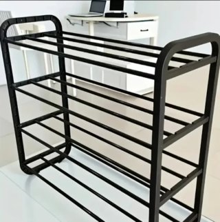 Zapatero Metal Blanco 30 Pares- 90 x 75 cm