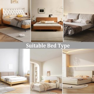 Funda Cabecero Cama Terciopelo Gris