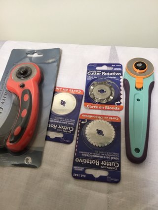 Lote 3 Cuchillas Cutter Rotativo
