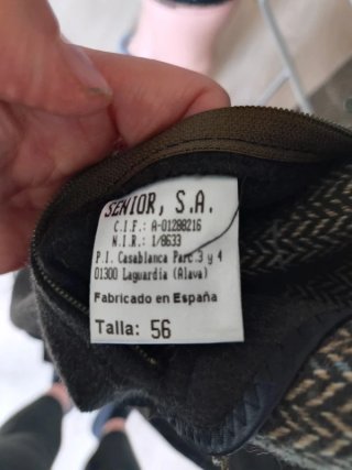 Chaquetón gris hombre talla 56