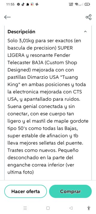 Fender Telecaster Baja México 2009