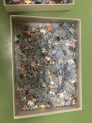 2 Puzzles 1000 Piezas Puente y Ciudad