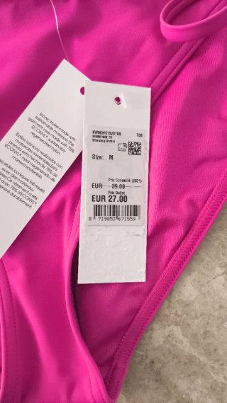Braga bikini Calvin Klein rosa