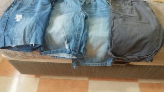 Lote de 4 pantalones cortos vaqueros