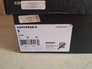 Zapatillas Converse Star Negras Plataforma