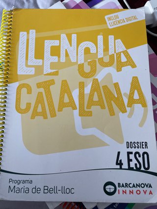 Llengua catalana, 4 ESO, Programa Maria de Bell...